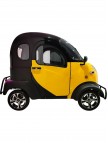 K5 Long E-Car 6 Akülü Elektrikli Motosiklet - Sarı/siyah
